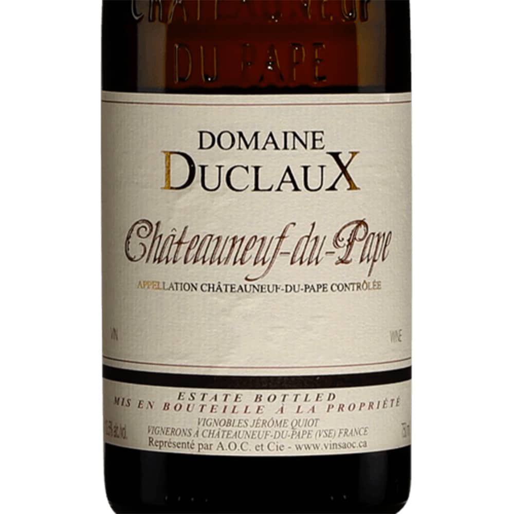 CHÂTEAUNEUF DU PAPE DOMAINE DUCLAUX 2015 VALLEE DU RHONE 75CL