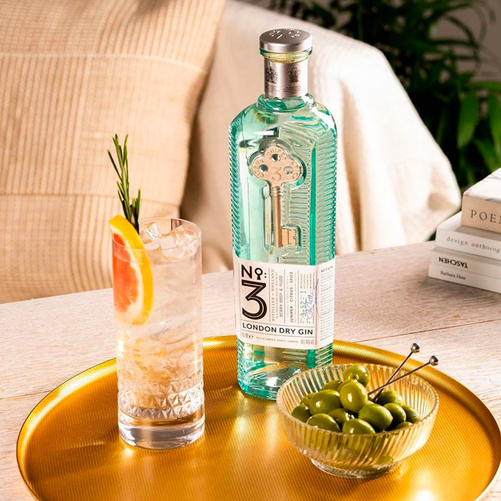GIN LONDON DRY n°3 70CL 46°° (1 litre)