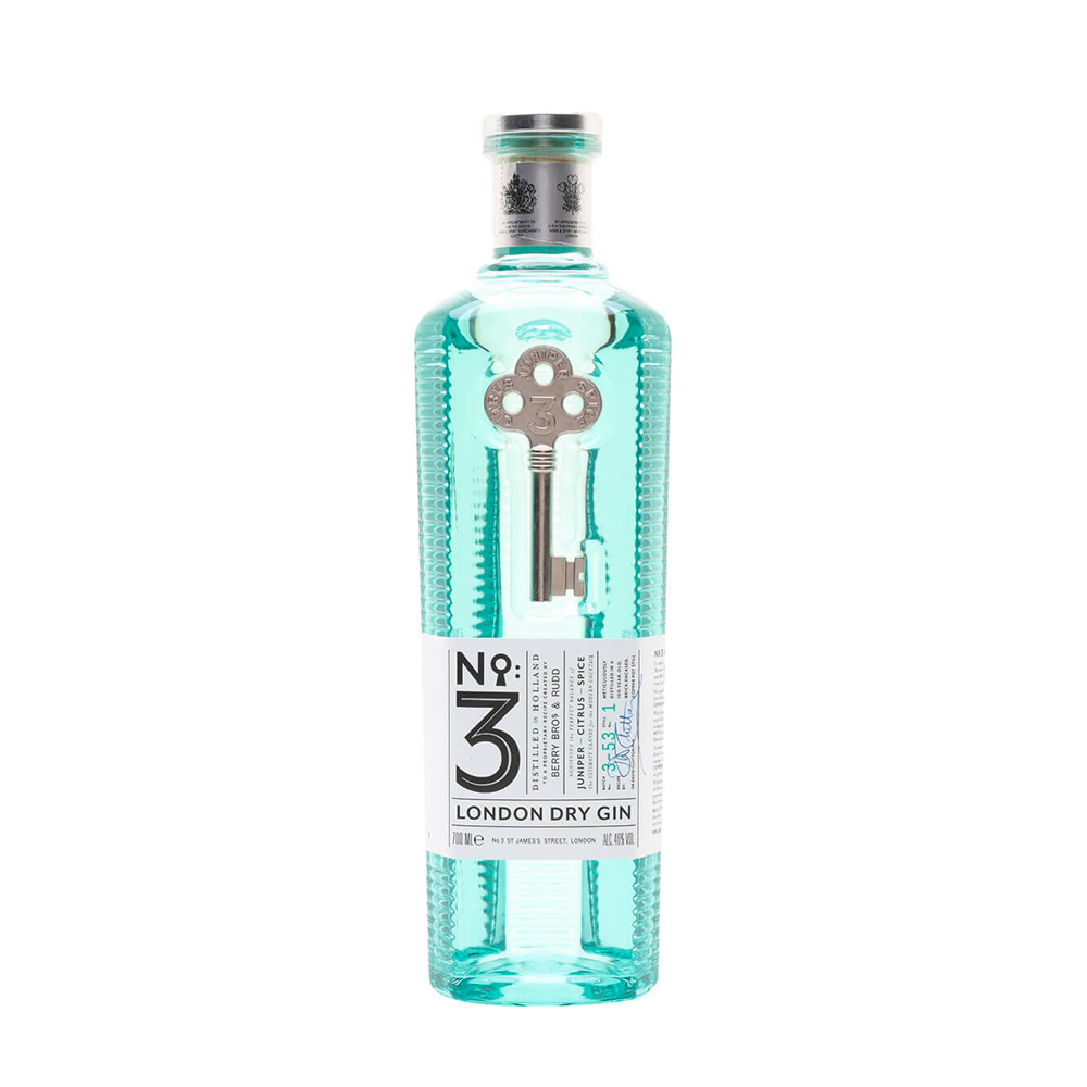 GIN LONDON DRY n°3 70CL 46°° (1 litre)