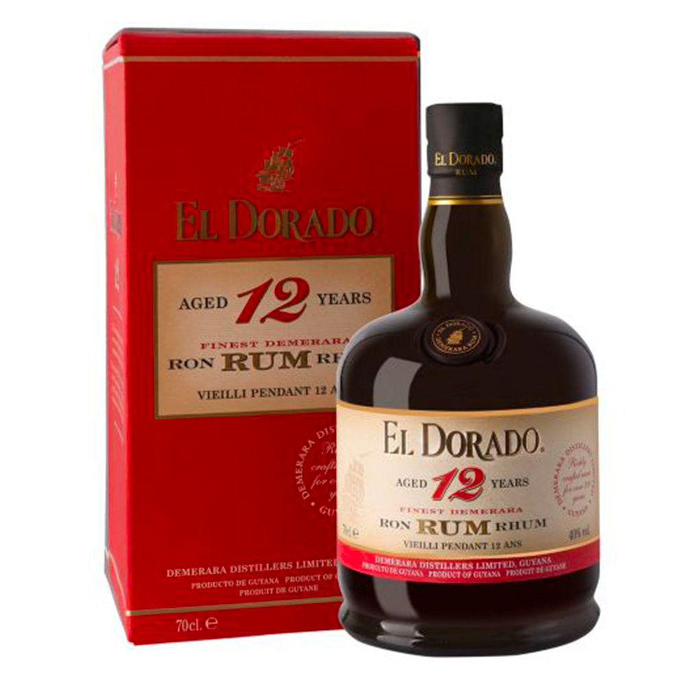 EL DORADO RUM 12 YEARS 70CL 40° PROOF