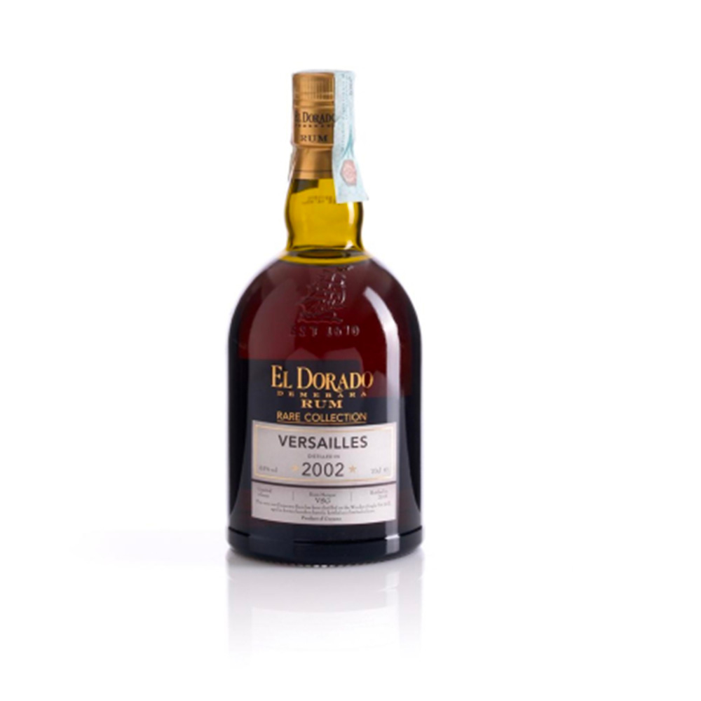 Rum El Dorado Rare Versailles 2002 70 cl 63° proof