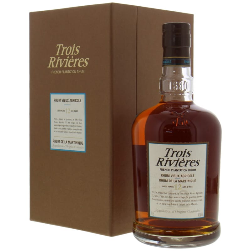 Rhum Trois Rivieres 12 ans 70 cl 42° (42 proof)