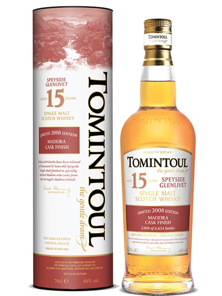 Tomintoul 15 yo 2008 Madeira Cask Finish 70 cl 46°