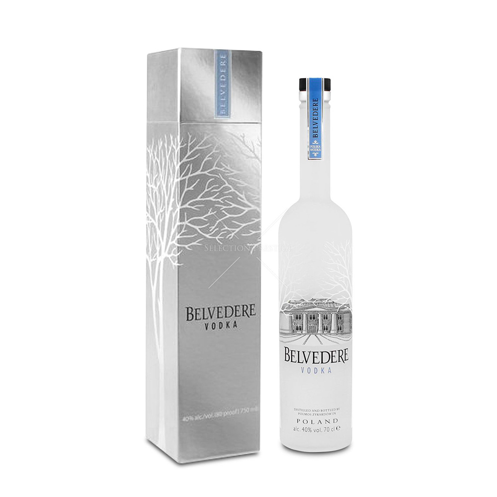 WODKA BELVEDERE SILVER 70CL 40°.