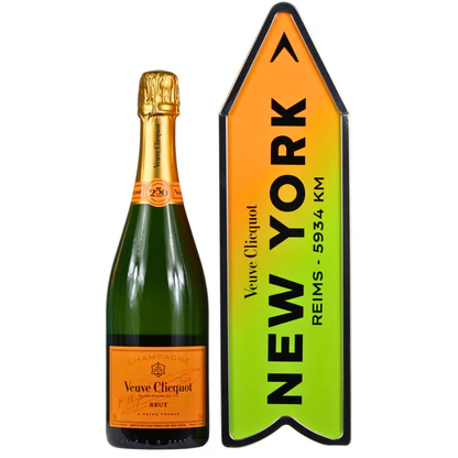 Champagne Veuve Clicquot Brut Flèche Edizione NEW-YORK 75cl