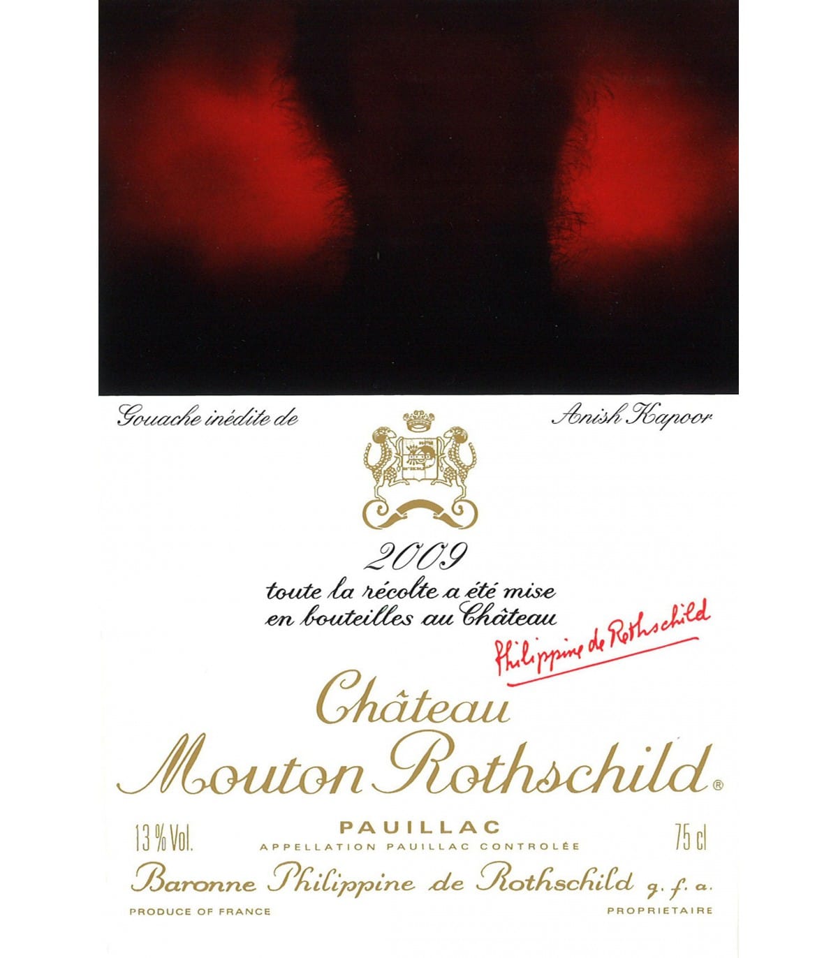 Château Mouton Rothschild Pauillac 2009 75 cl