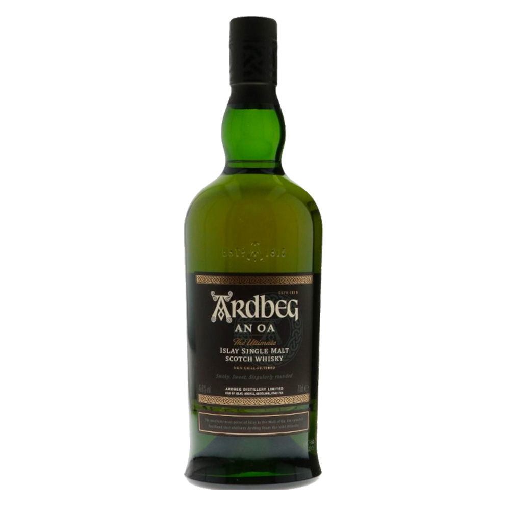 ARDBEG AN OA ISLAY WHISKY SINGLE MALT 70CL 46.6° ALCOHOL