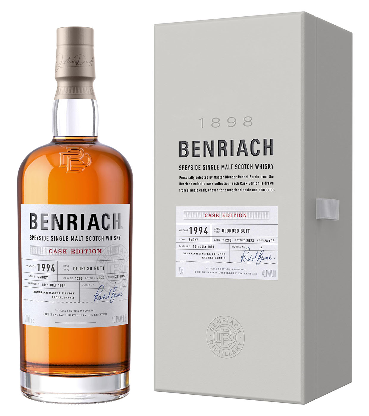 Benriach 1994 28 years old Cask1290 70 cl 48.1° (48.1° proof)